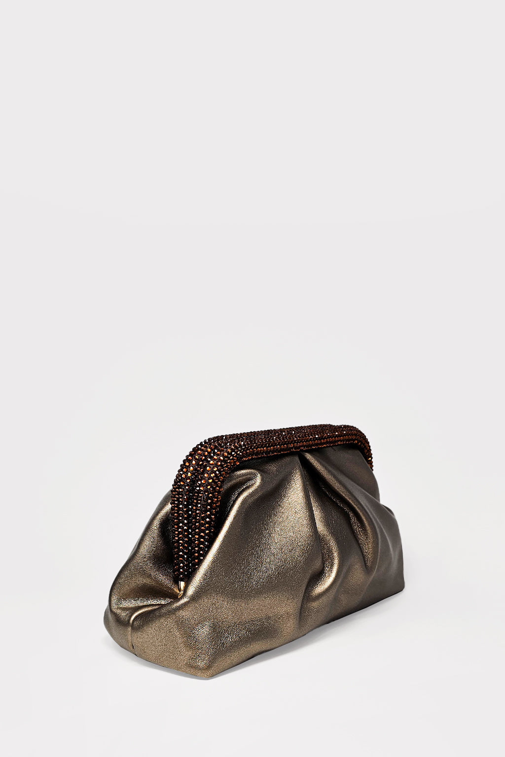 Clutch ecopelle e strass