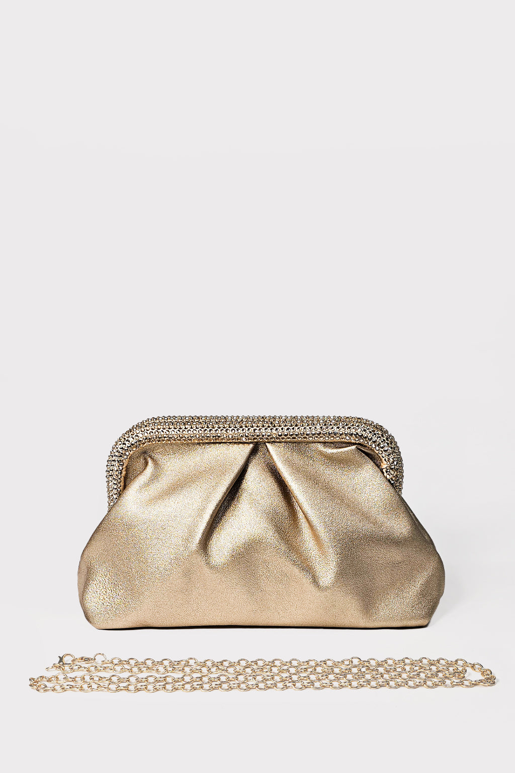 Clutch ecopelle e strass
