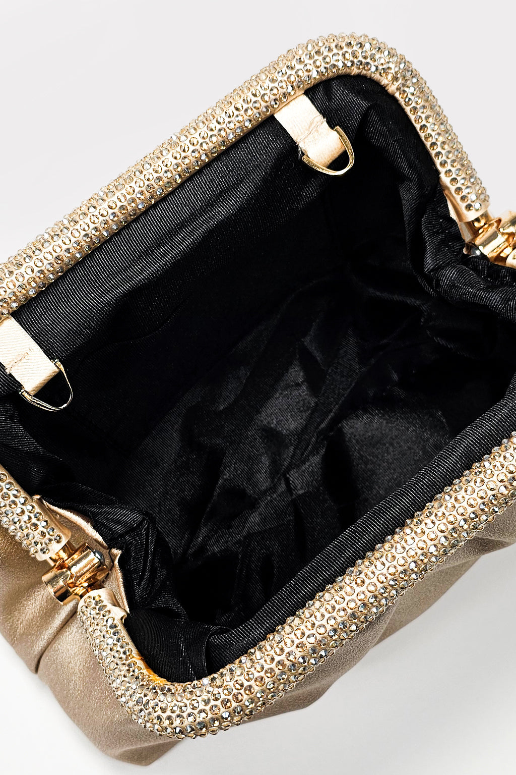 Clutch ecopelle e strass