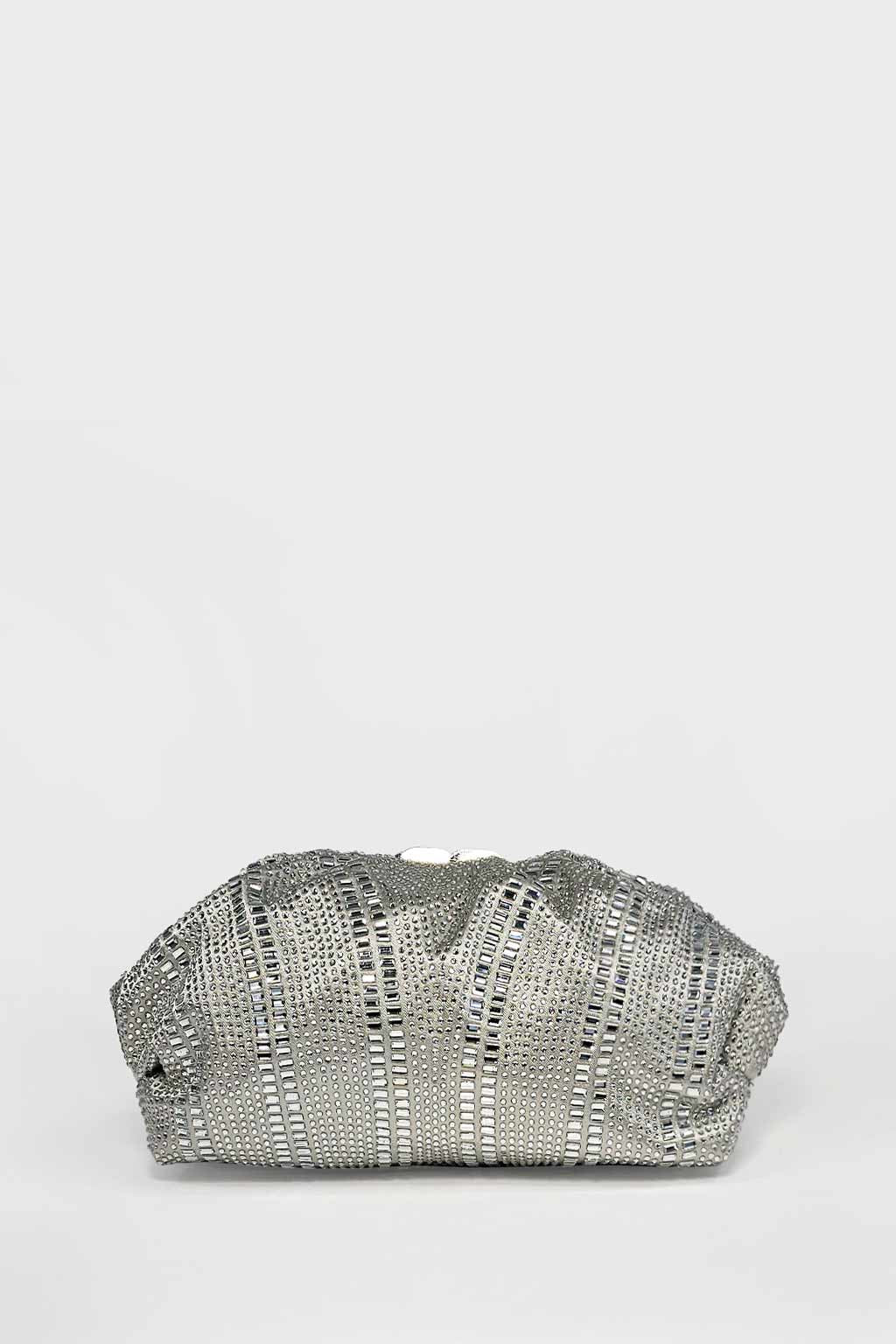 Pochette disegno strass