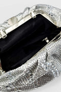 Pochette disegno strass