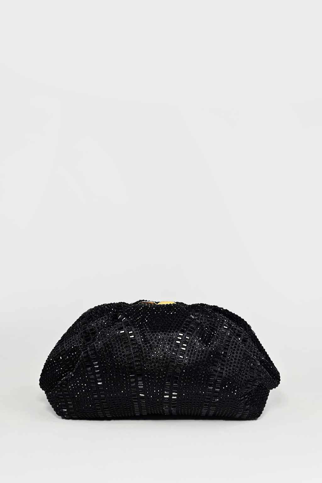 Pochette disegno strass