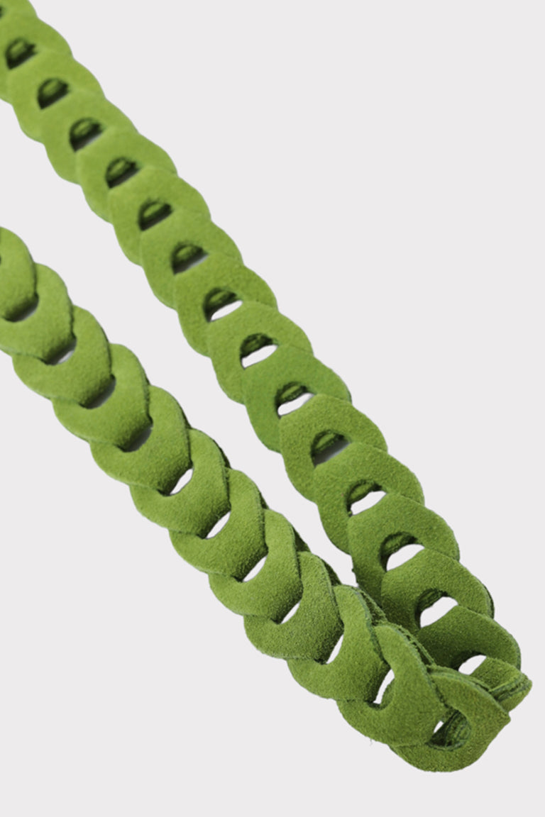 Cintura camoscio intrecciata