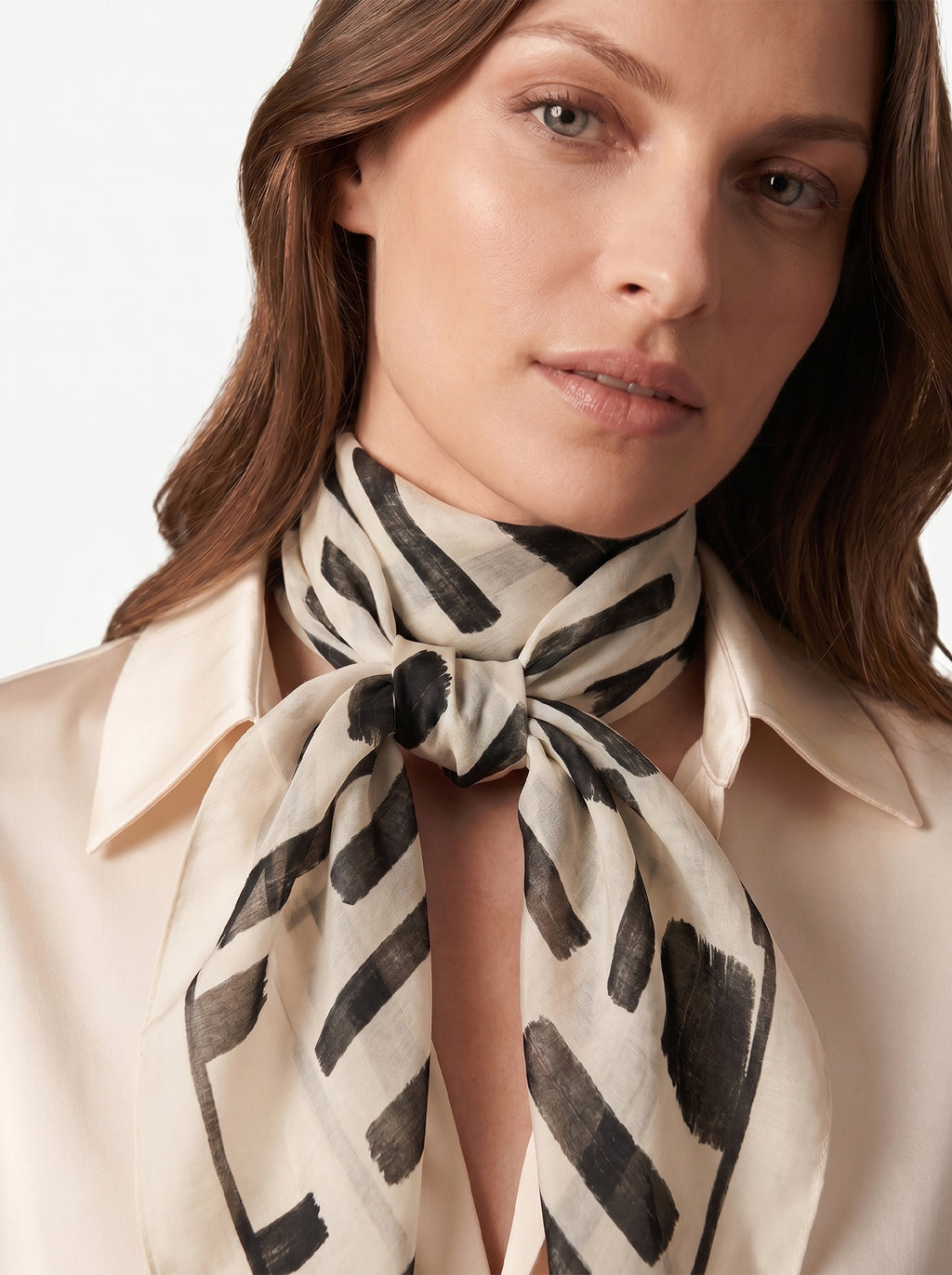 Foulard stampa astratta