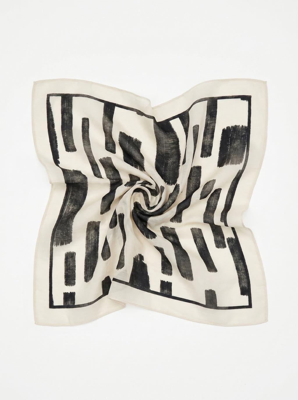 Foulard stampa astratta