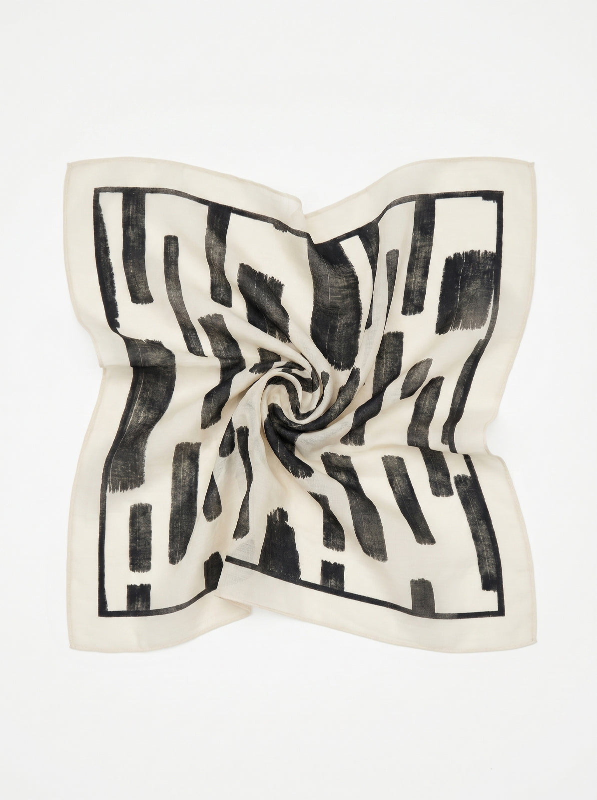 Foulard stampa astratta