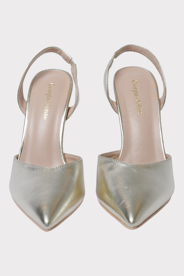 Slingback tacco alto