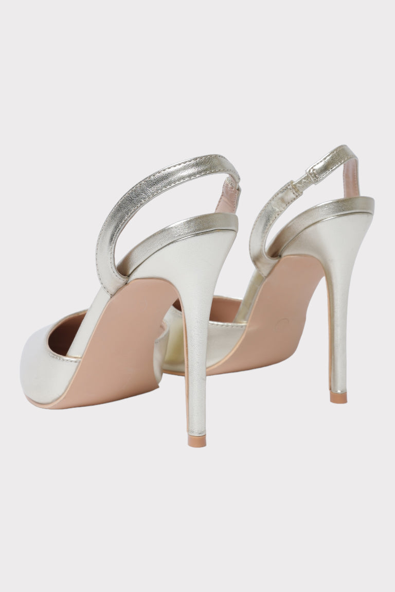 Slingback tacco alto