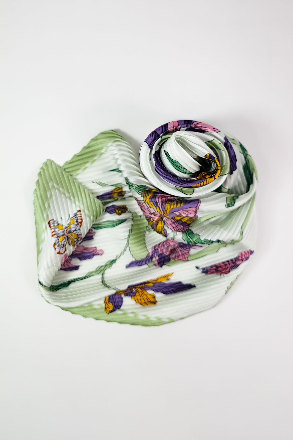 Foulard plisse'
