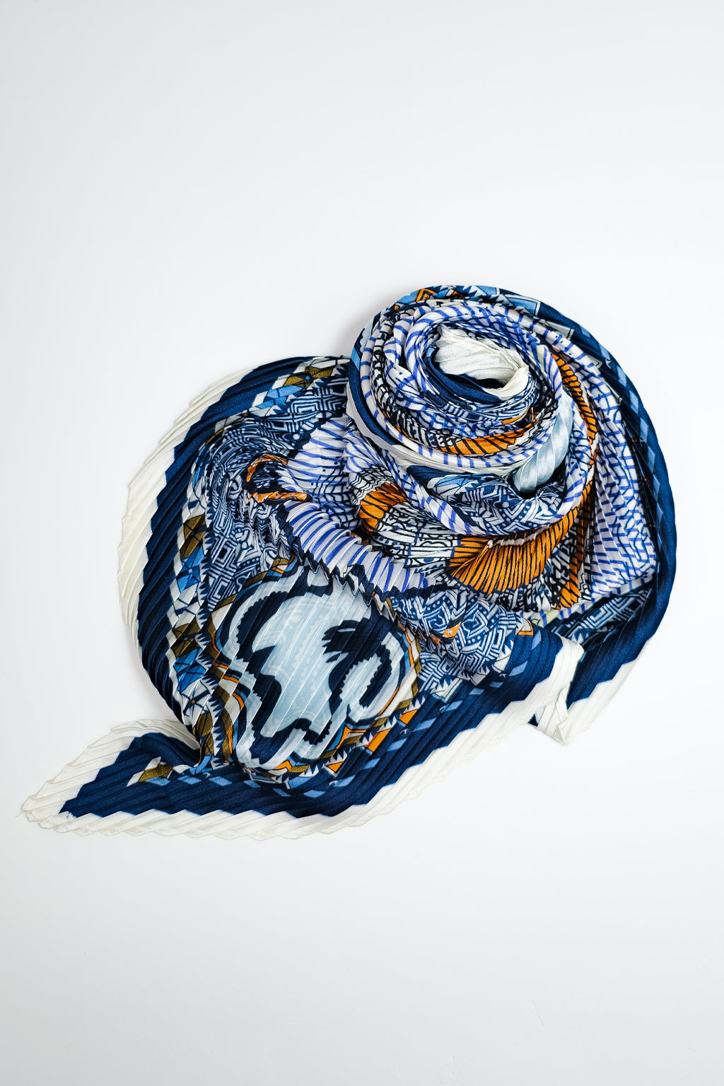 Foulard plisse'