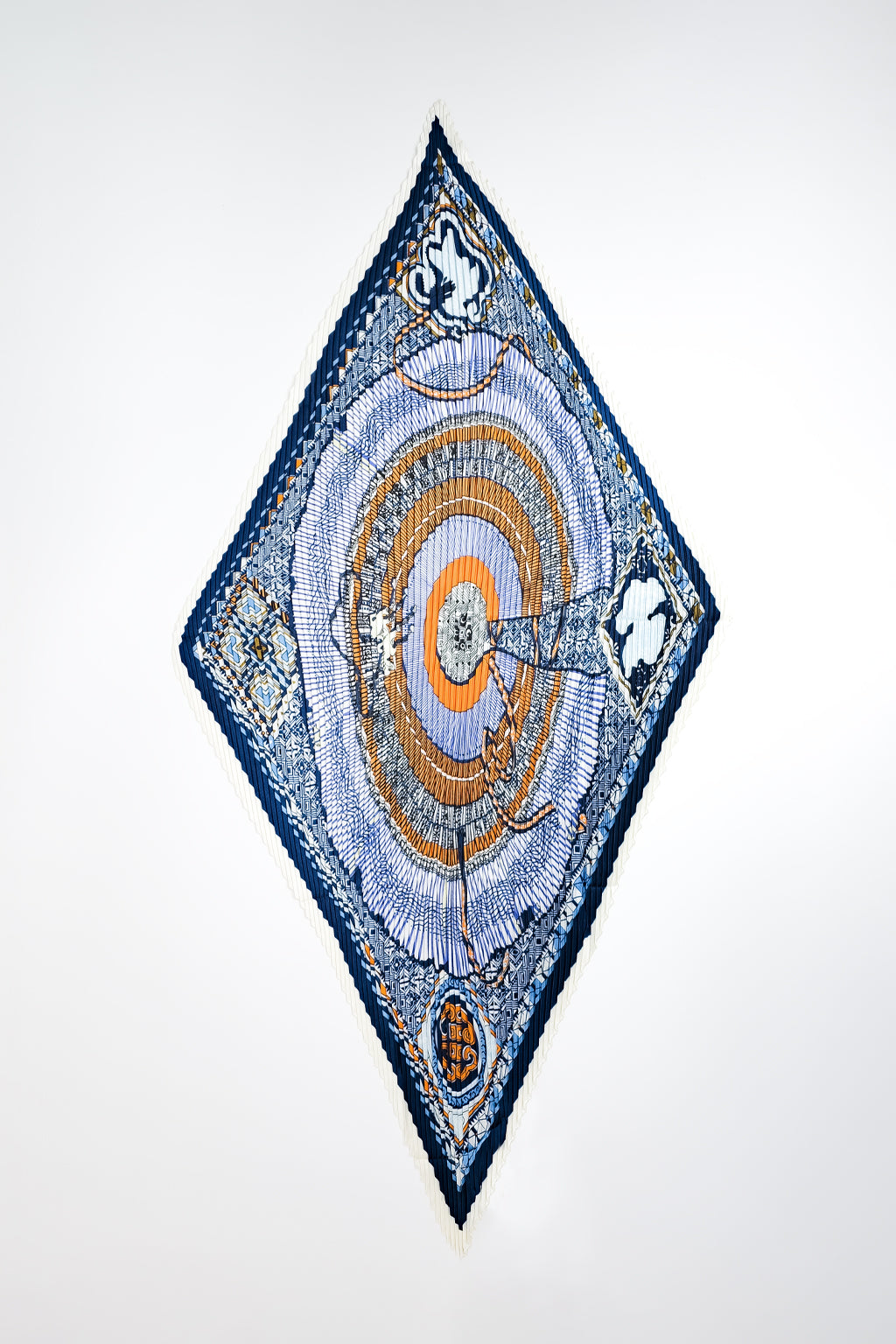 Foulard plisse'
