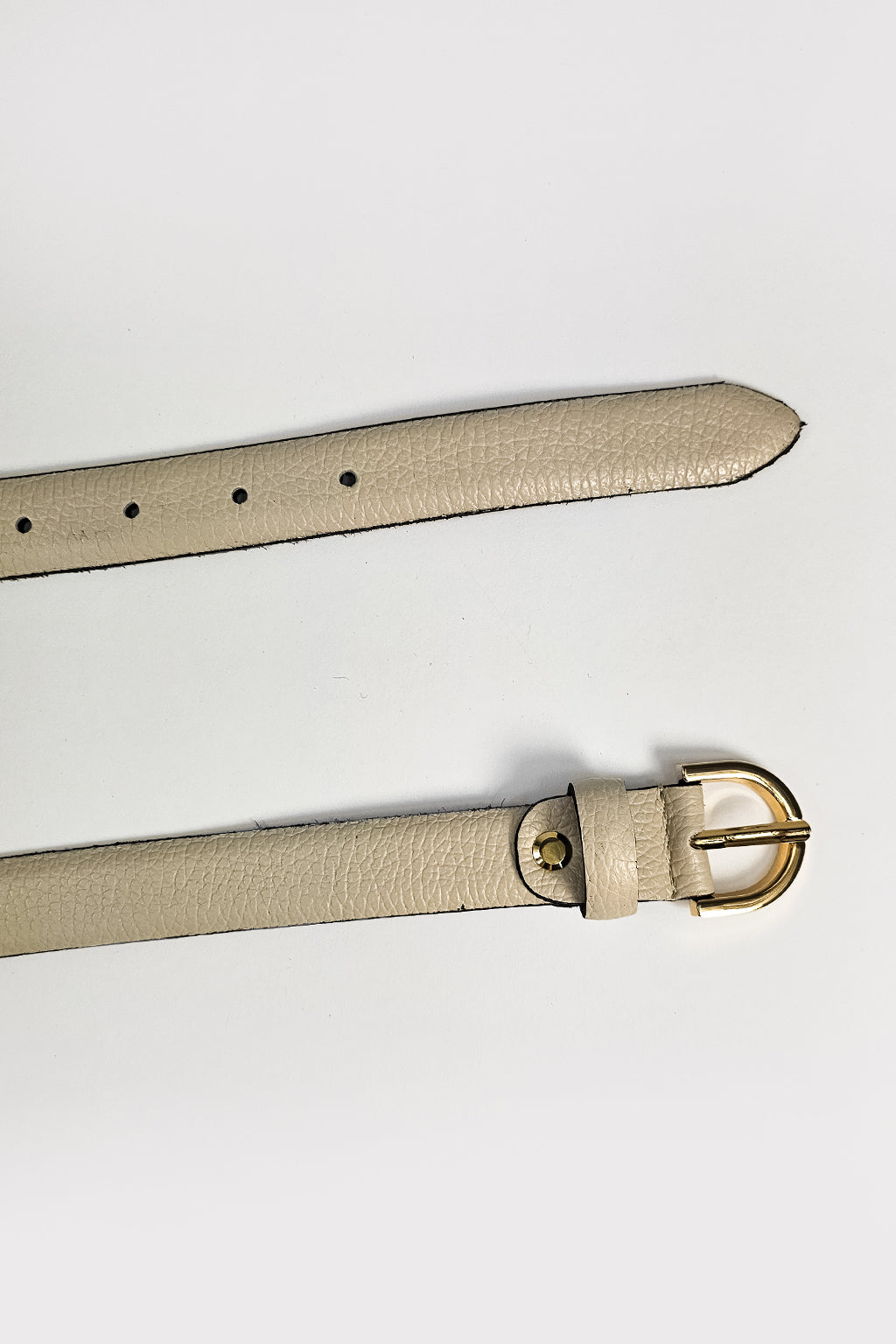 Cintura pelle martellata
