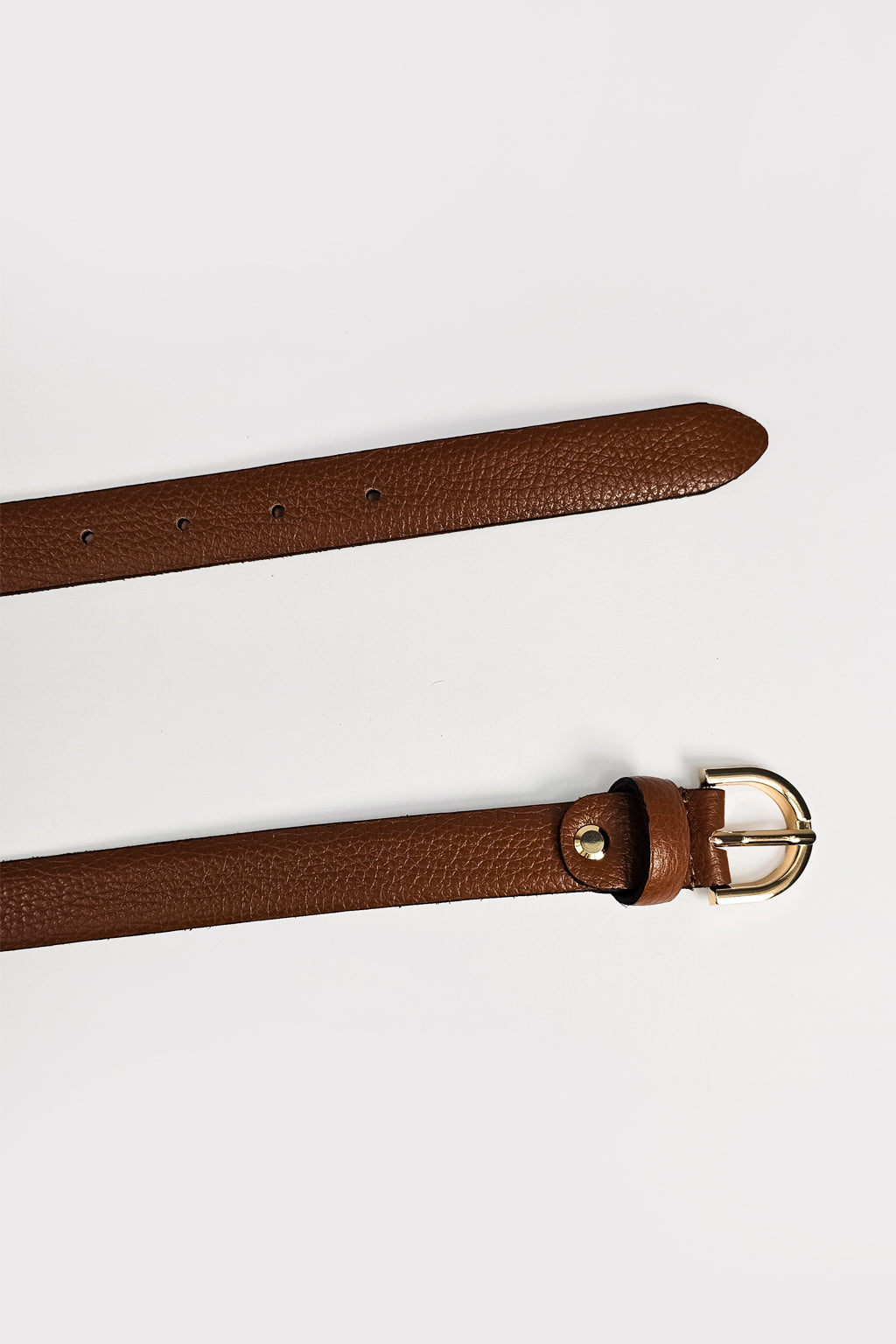 Cintura pelle martellata