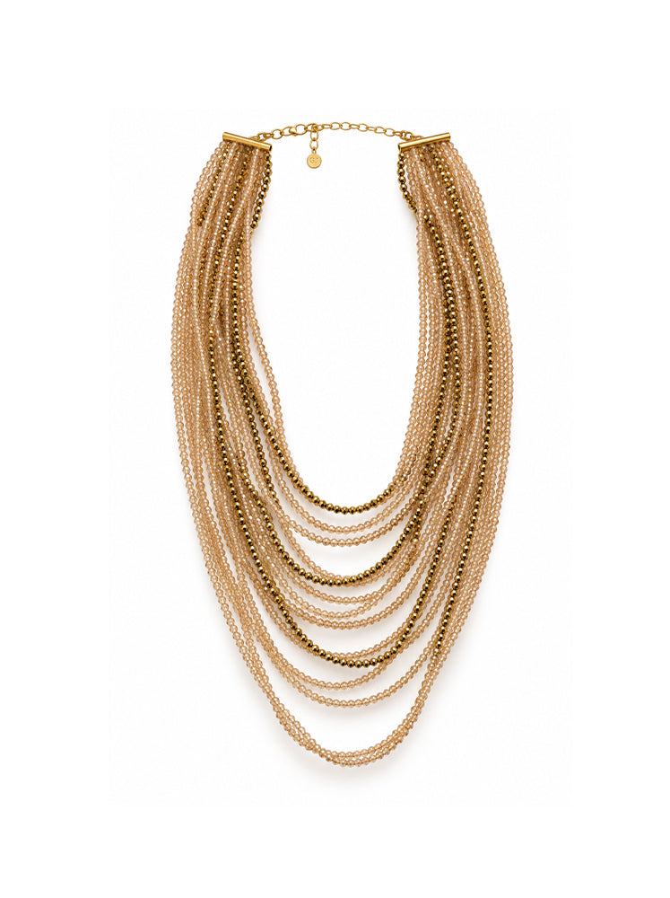 Collana multifilo a cascata