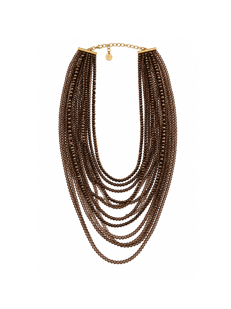 Collana multifilo a cascata