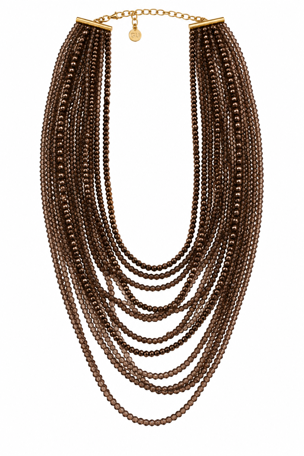 Collana multifilo a cascata