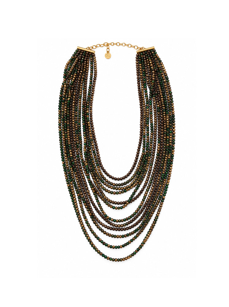 Collana multifilo a cascata