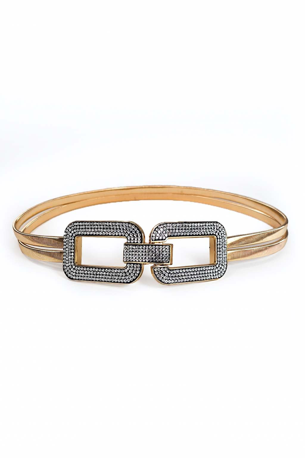 Cintura metallo e strass