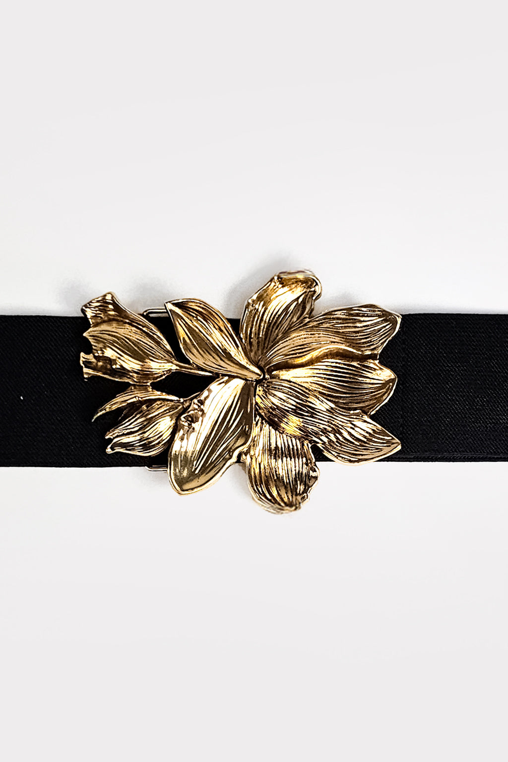 Cintura elastica con fiore