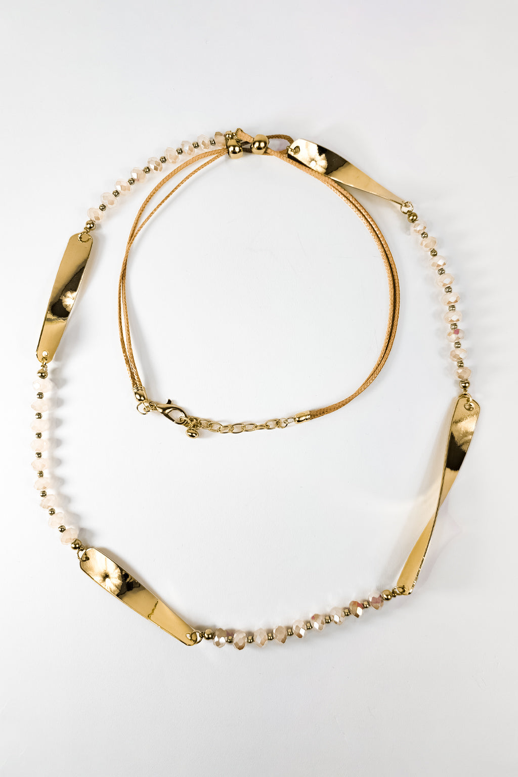 Collana lunga corallini