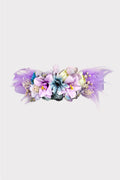 Cintura fiori e piume