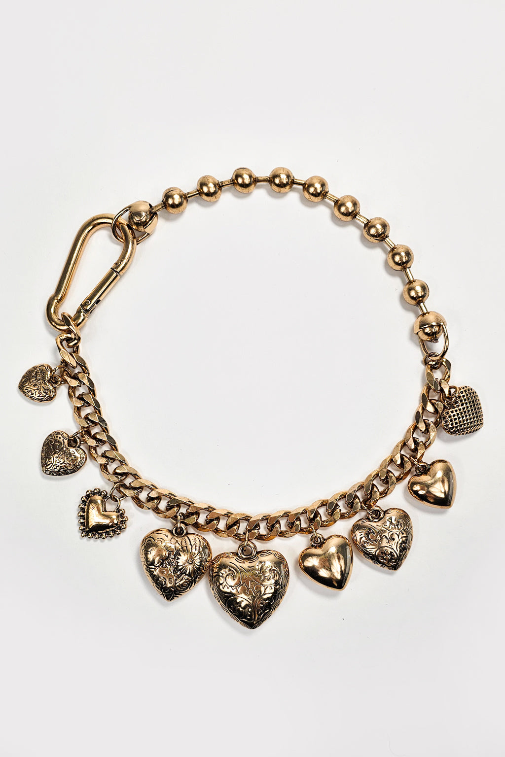 Collana cuori pendenti