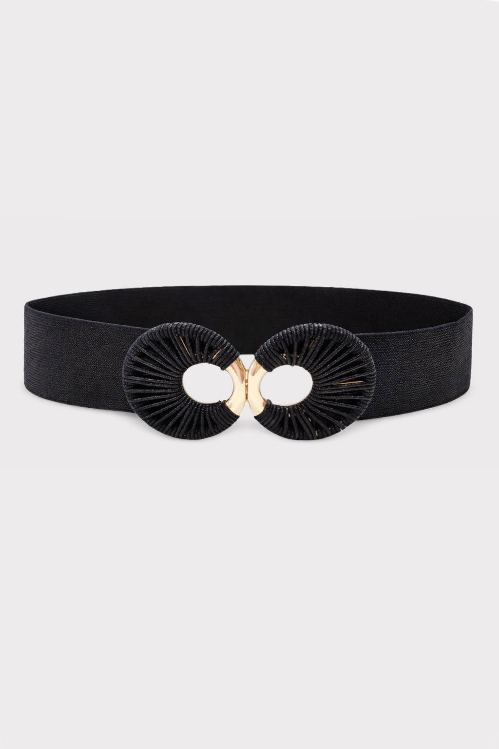 Cintura elastica lurex doppia fibbia