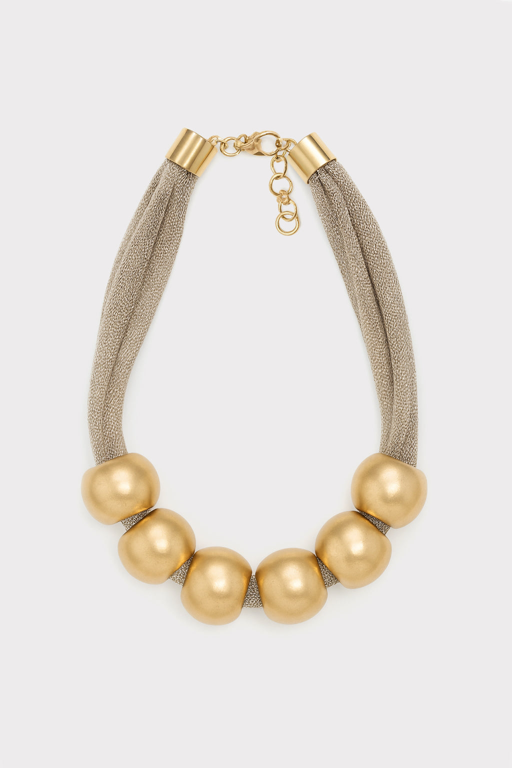 Collana con maxi sfere