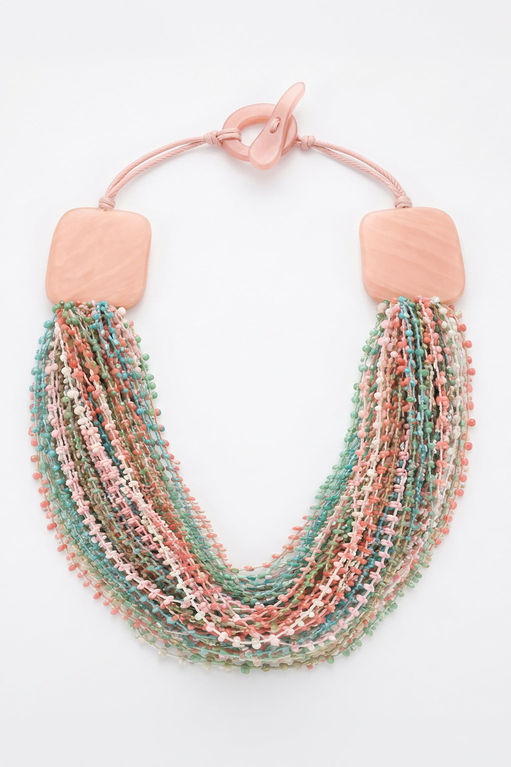 Collana multifilo con microperle
