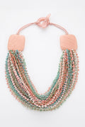 Collana multifilo con microperle