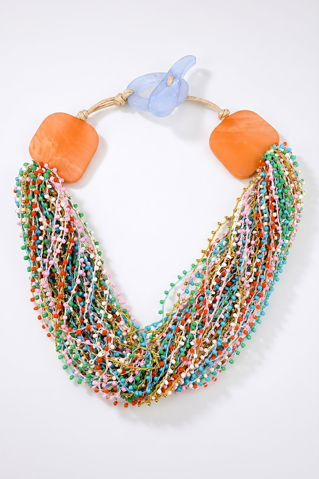 Collana multifilo con microperle
