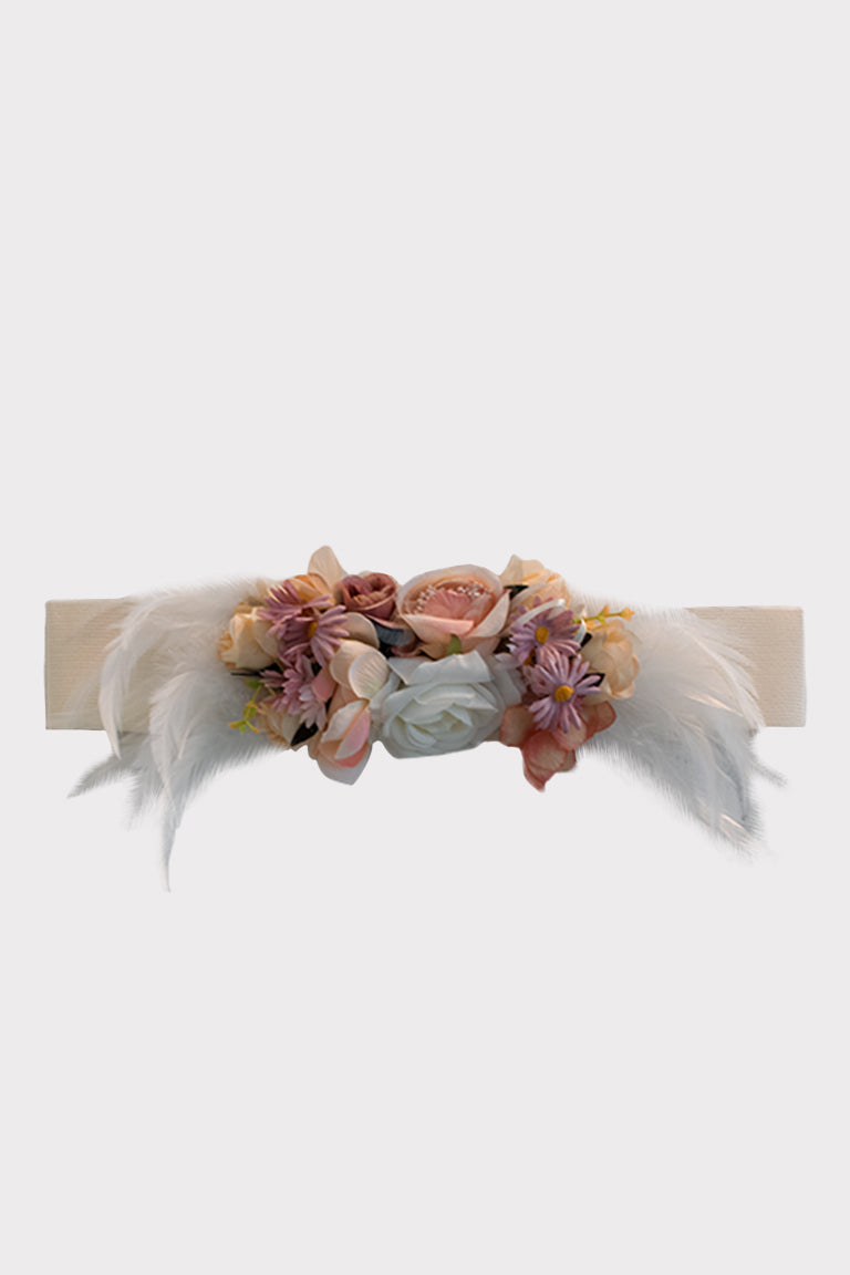 Cintura con fiori