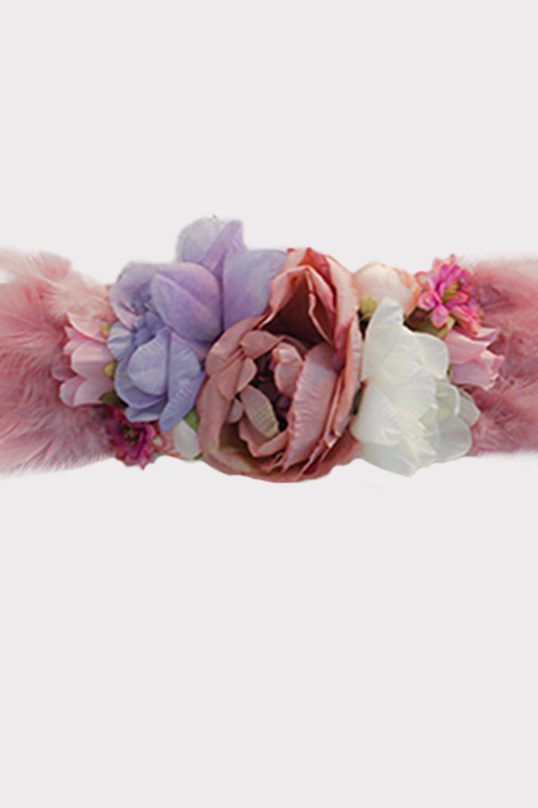 Cintura con fiori