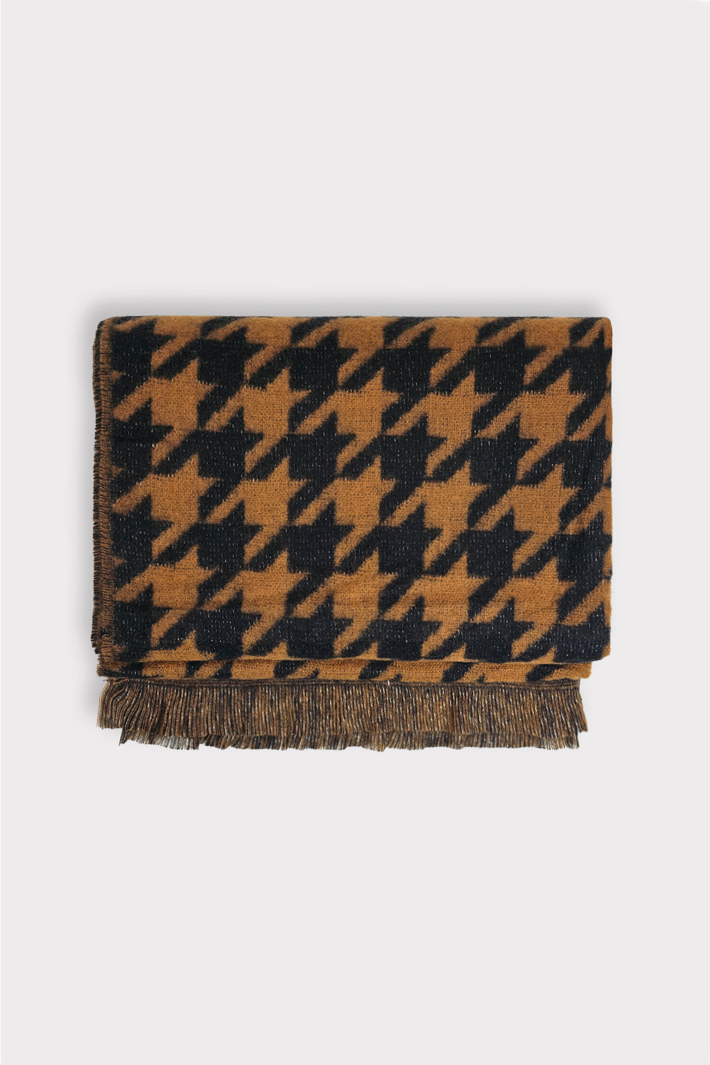 Sciarpa pied de poule lurex