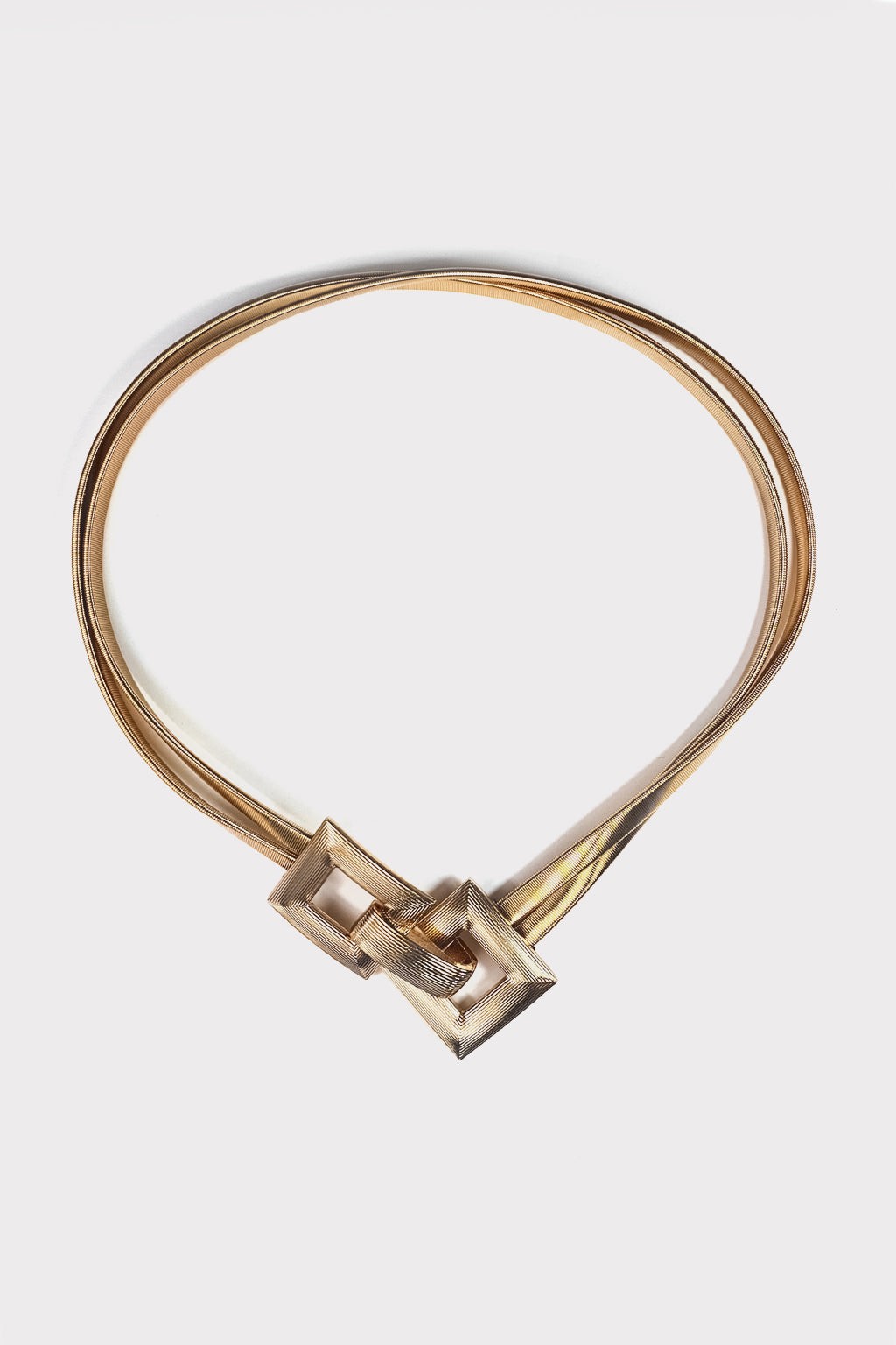 Cintura metallo righettato