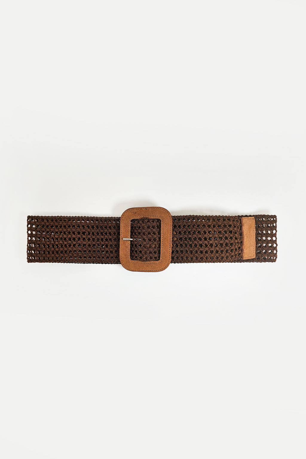 Cinturone fibbia camoscio