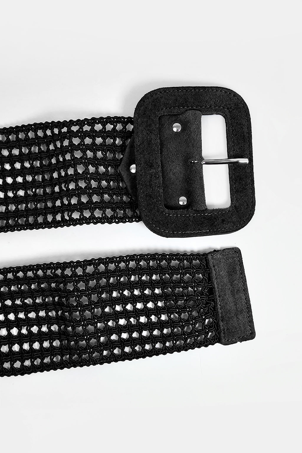 Cinturone fibbia camoscio