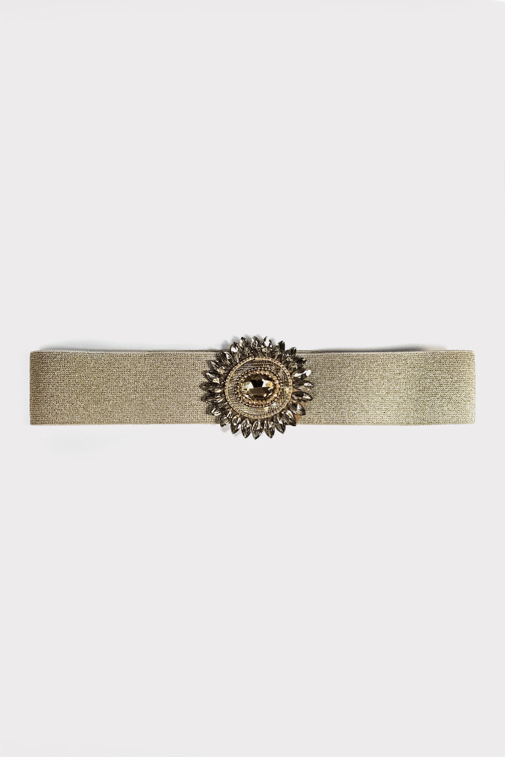 Cintura elastica fibbia girasole