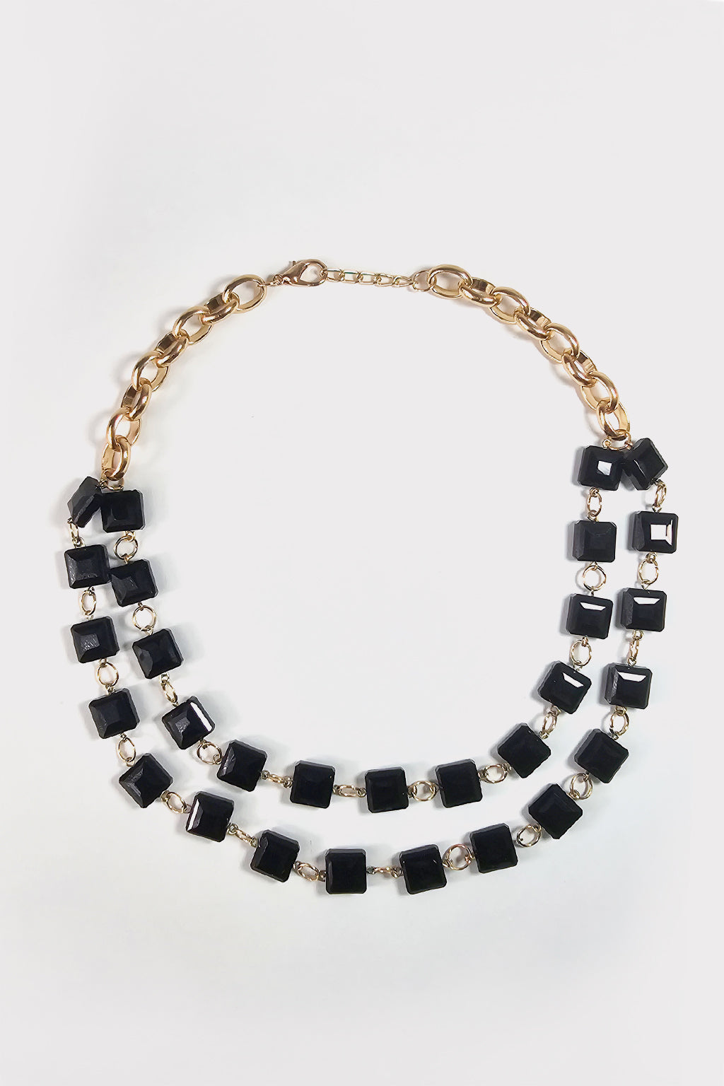 Collana pietre cubiche