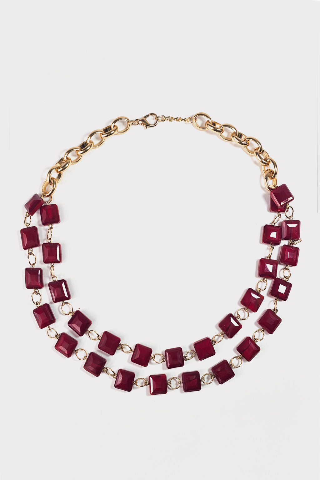 Collana pietre cubiche