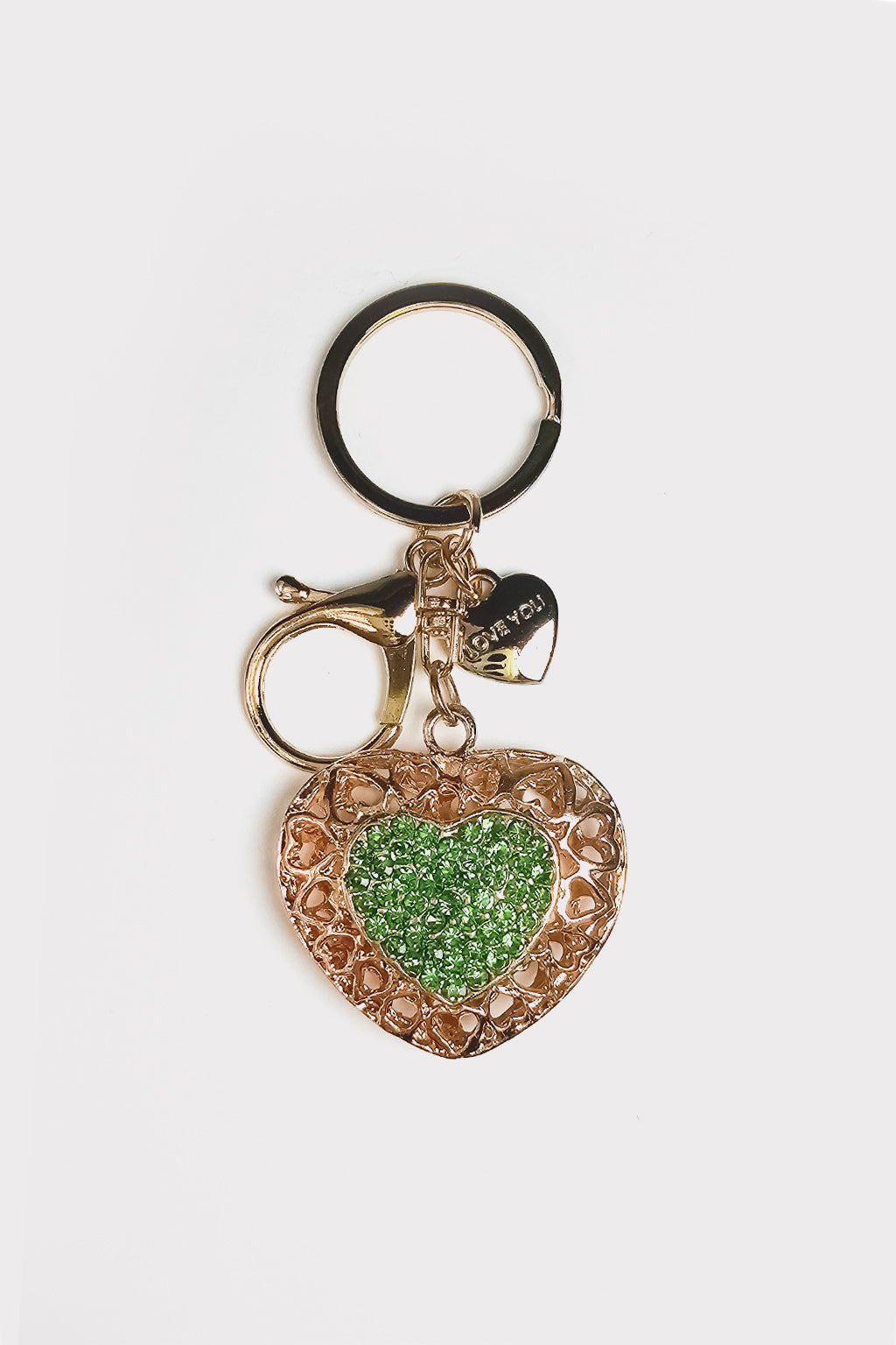 Charm cuore strass
